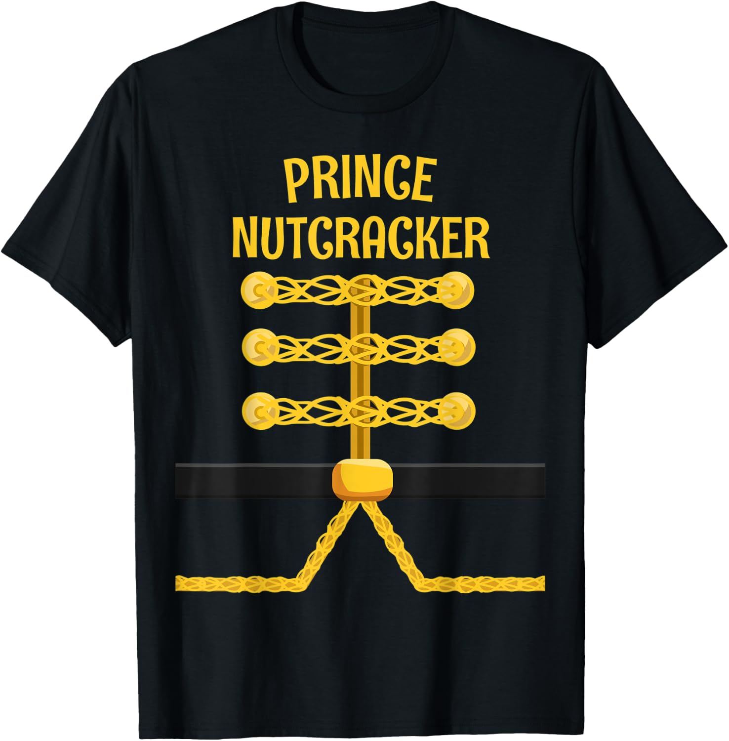 PRINCE Nutcracker Costume Matching Family PJs Gift Christmas T-Shirt - T-Shirt | Black