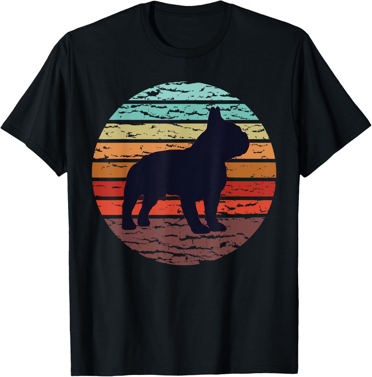 French Bulldog Frenchie Dog Women Girls Kids T-Shirt - T-Shirt | Black