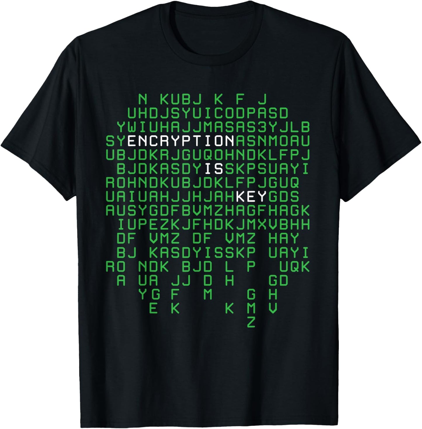 Encryption Design Security Programmer Cryptographer T-Shirt - T-Shirt | Black