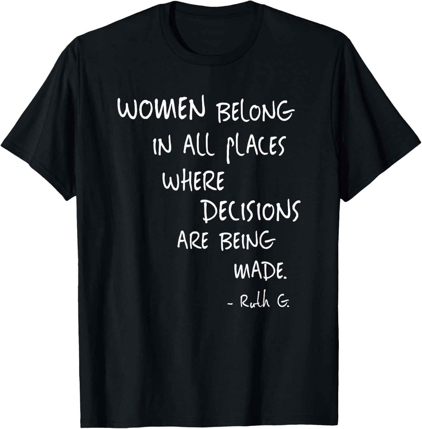 Equal Rights Women Rights Political Feminism Feminist Gift T-Shirt - T-Shirt | Black