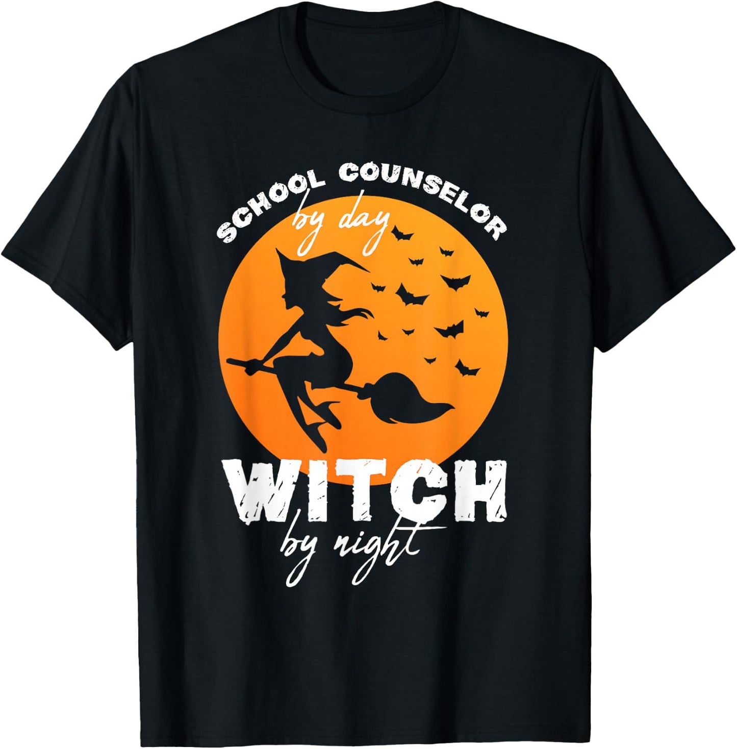 Halloween School Counselor T-Shirt - T-Shirt | Black