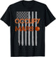 Occupy Mars Rocket scientist to conquer planets USA Flag T-Shirt - T-Shirt | Black
