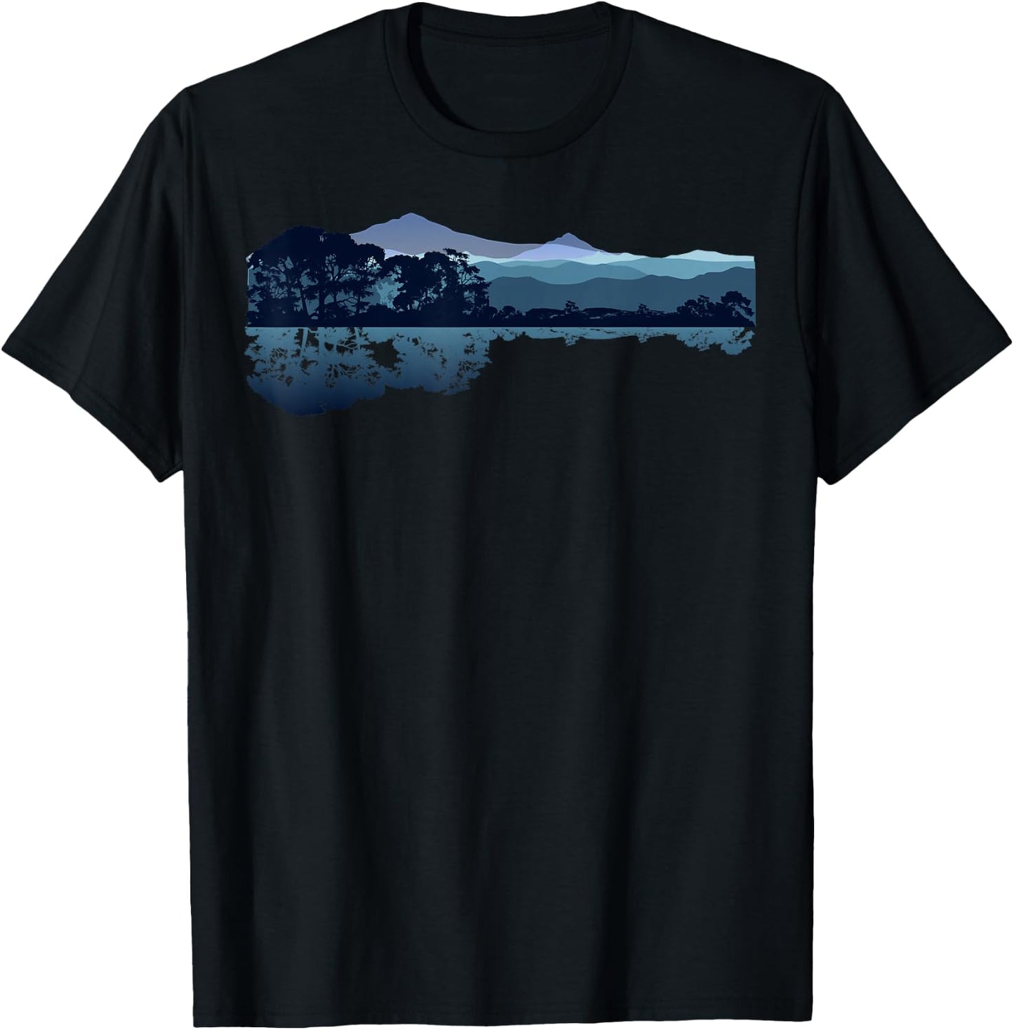 Nature Guitar Shirt | Cute Music Environment Lovers Gift T-Shirt - T-Shirt | Black