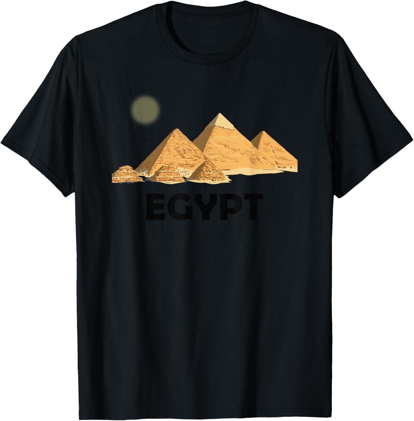 Egyptian pyramids Ancient Egypt Cool Shirt T-Shirt - T-Shirt | Black