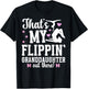 Flippin' Granddaughter Gymnastics Gigi Of A Gymnast Gigi T-Shirt - T-Shirt | Black