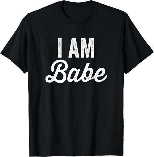 Matching Couples If Lost Return To Babe I Am Babe T-Shirt - T-Shirt | Black