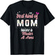Mothers Day Best Kind of Mom Raises Master At Arms Floral T-Shirt - T-Shirt | Black