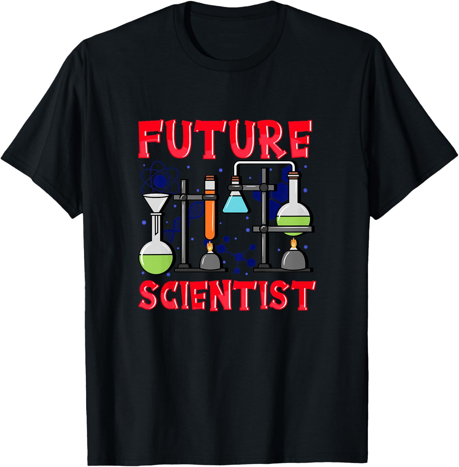 Kids Junior Future Scientist Science T-Shirt - T-Shirt | Black
