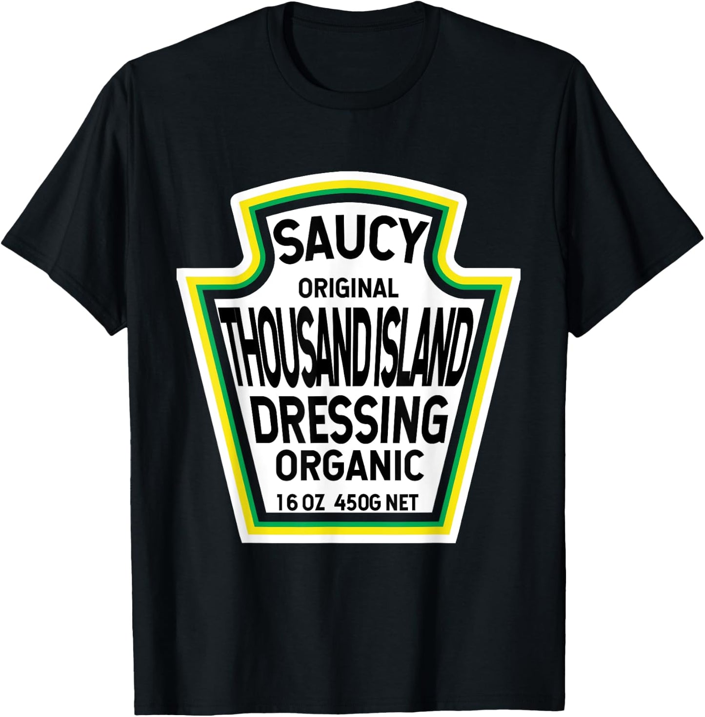 Thousand Island Dressing Salad Easy Halloween Costume Group T-Shirt - T-Shirt | Black