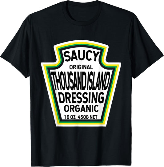 Thousand Island Dressing Salad Easy Halloween Costume Group T-Shirt - T-Shirt | Black