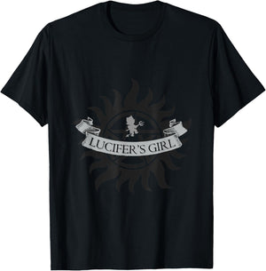 Lucifer's Girl SPN T-Shirt - T-Shirt | Black