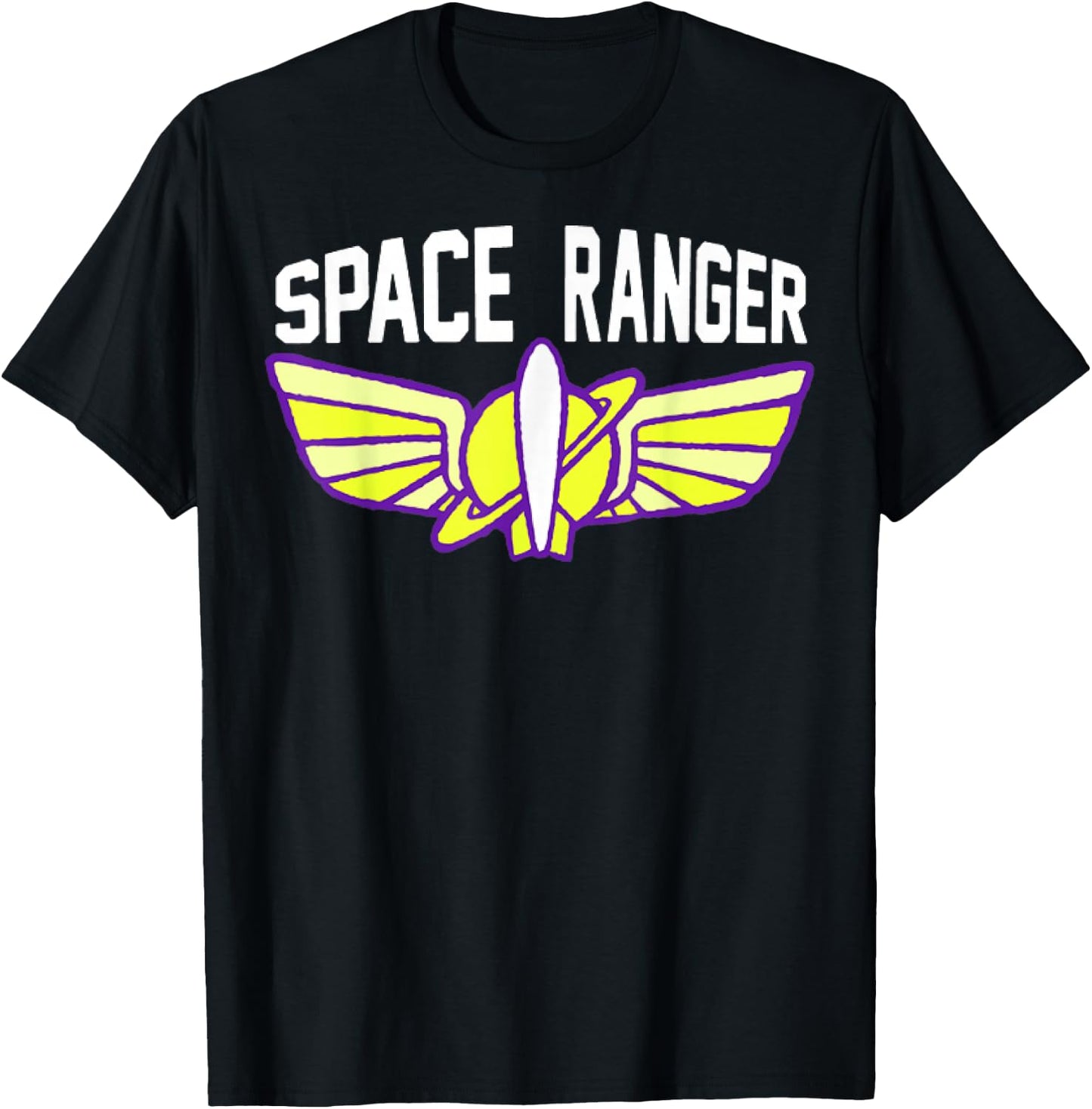 Disney Pixar Toy Story Space Ranger Neon Logo T-Shirt - T-Shirt | Black