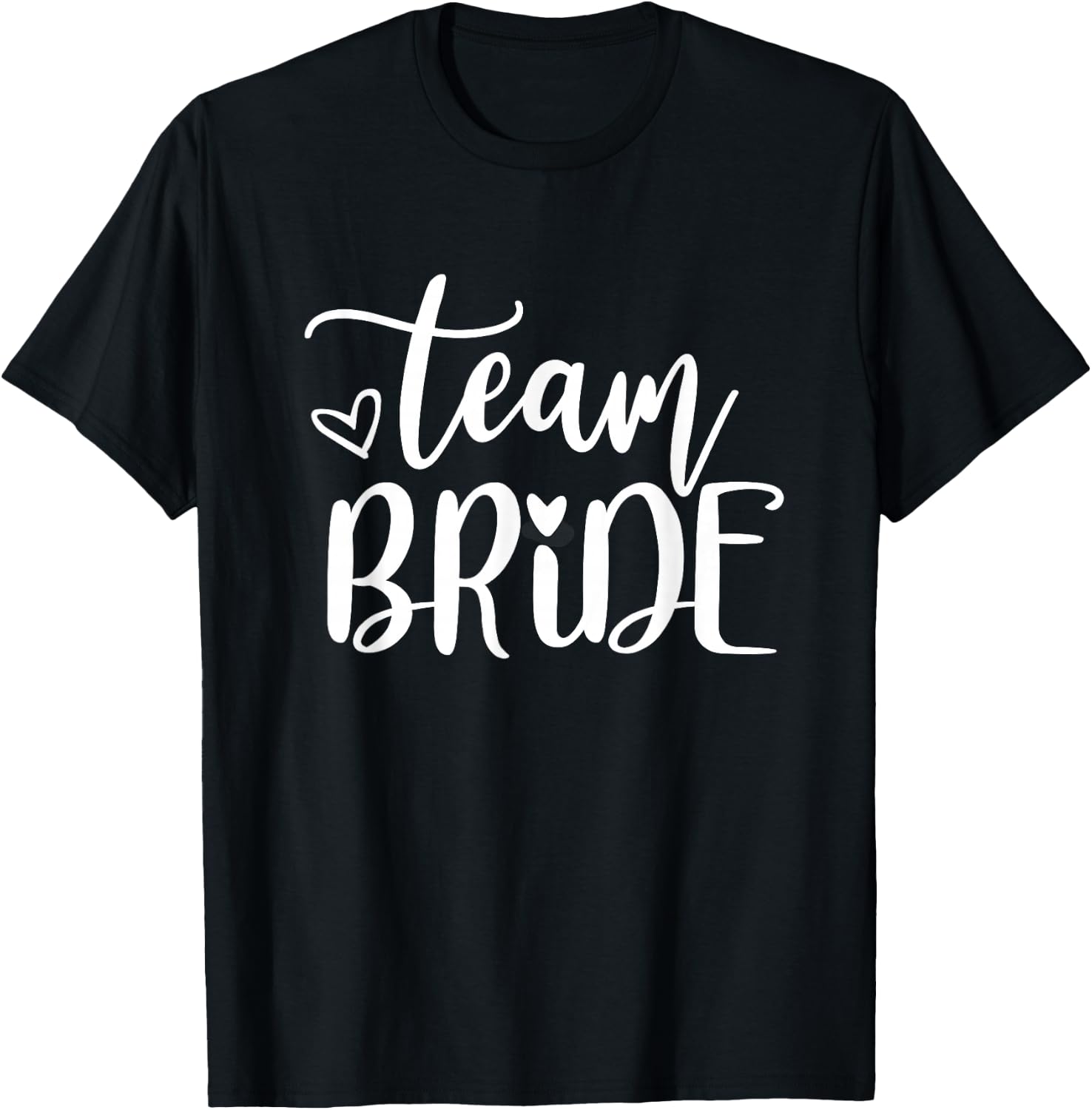 Bride & Team Bride Bride & Bridesmaid Bachelorette Outfits T-Shirt - T-Shirt | Black