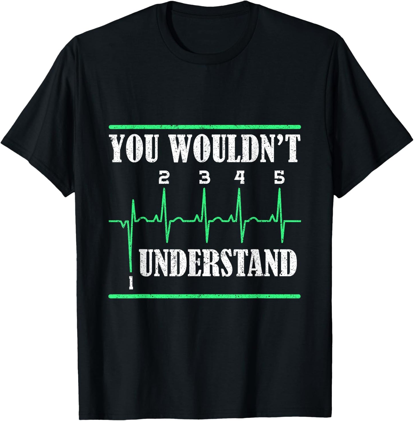 12345 You Wouldn'T Understand Motorcyclist T-Shirt - T-Shirt | Black