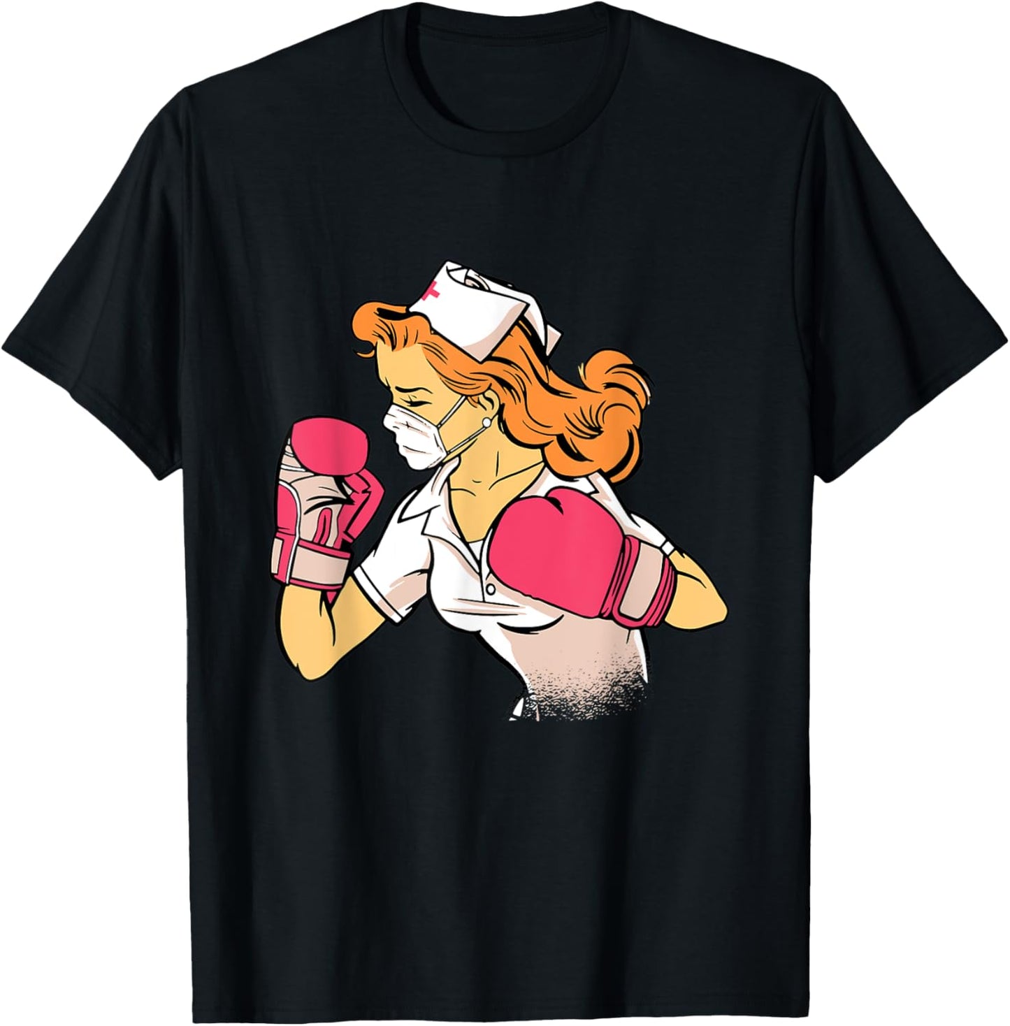 Nurse Boxer T-Shirt - T-Shirt | Black
