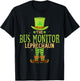 The Bus Monitor Leprechaun Funny Matching St Patricks Day T-Shirt - T-Shirt | Black