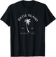 Jekyll Island 1947 Palm Tree Swimming Scuba Novelty Gift GA T-Shirt - T-Shirt | Black