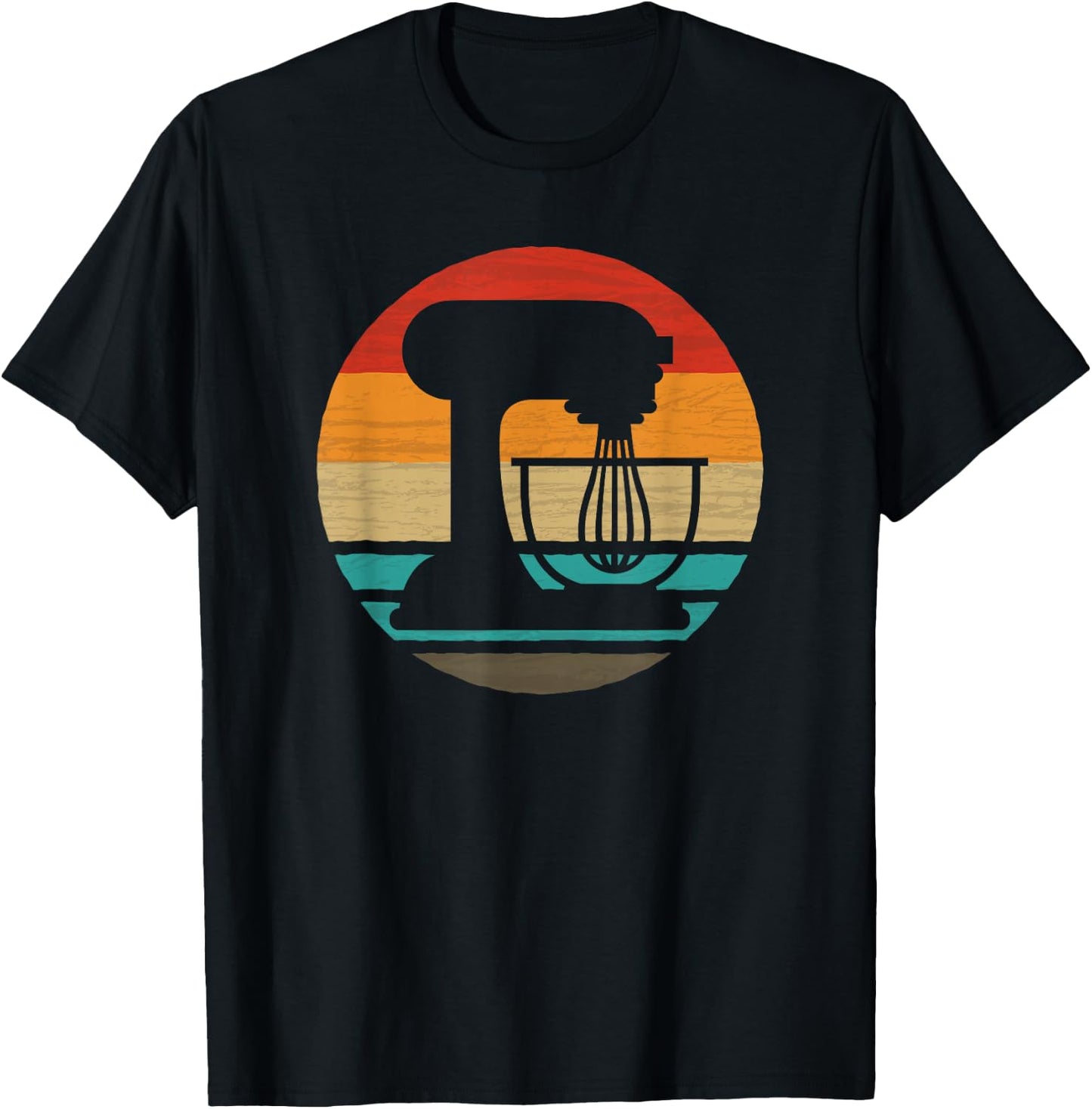 Baking Retro Style Vintage T-Shirt - T-Shirt | Black