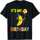 Its My 5th Birthday Banana T-Shirt - T-Shirt | Black