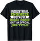 Industrial Engineer Because Miracle Worker Isn't A Job Title T-Shirt - T-Shirt | Black
