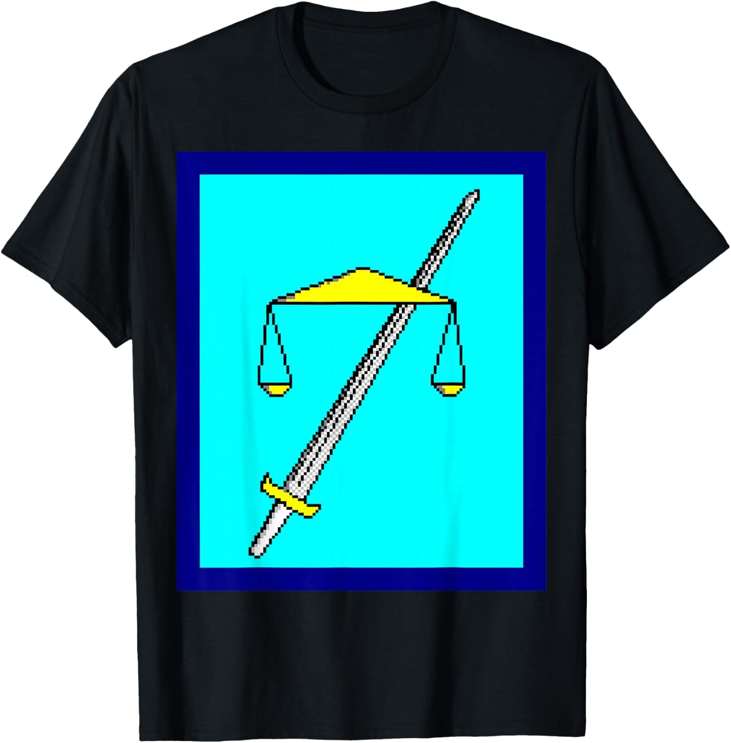 TEMPLEOS Women's Classic Fit Blue Cartoon , Small T-Shirt - T-Shirt | Black