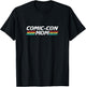 Comic-Con Mom 80's Retro Style Distressed T-Shirt - T-Shirt | Black