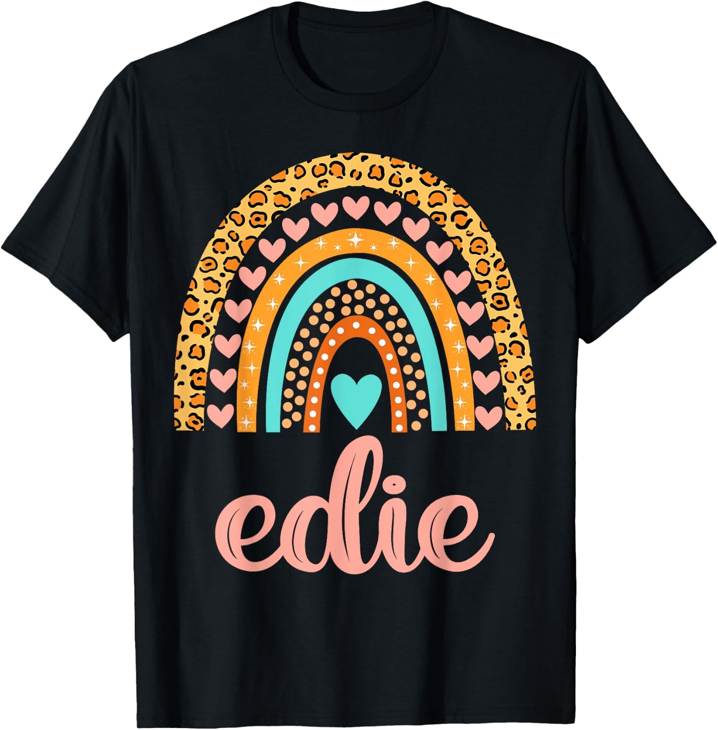 Edie Edie Name Birthday Shirt Gift T-Shirt - T-Shirt | Black