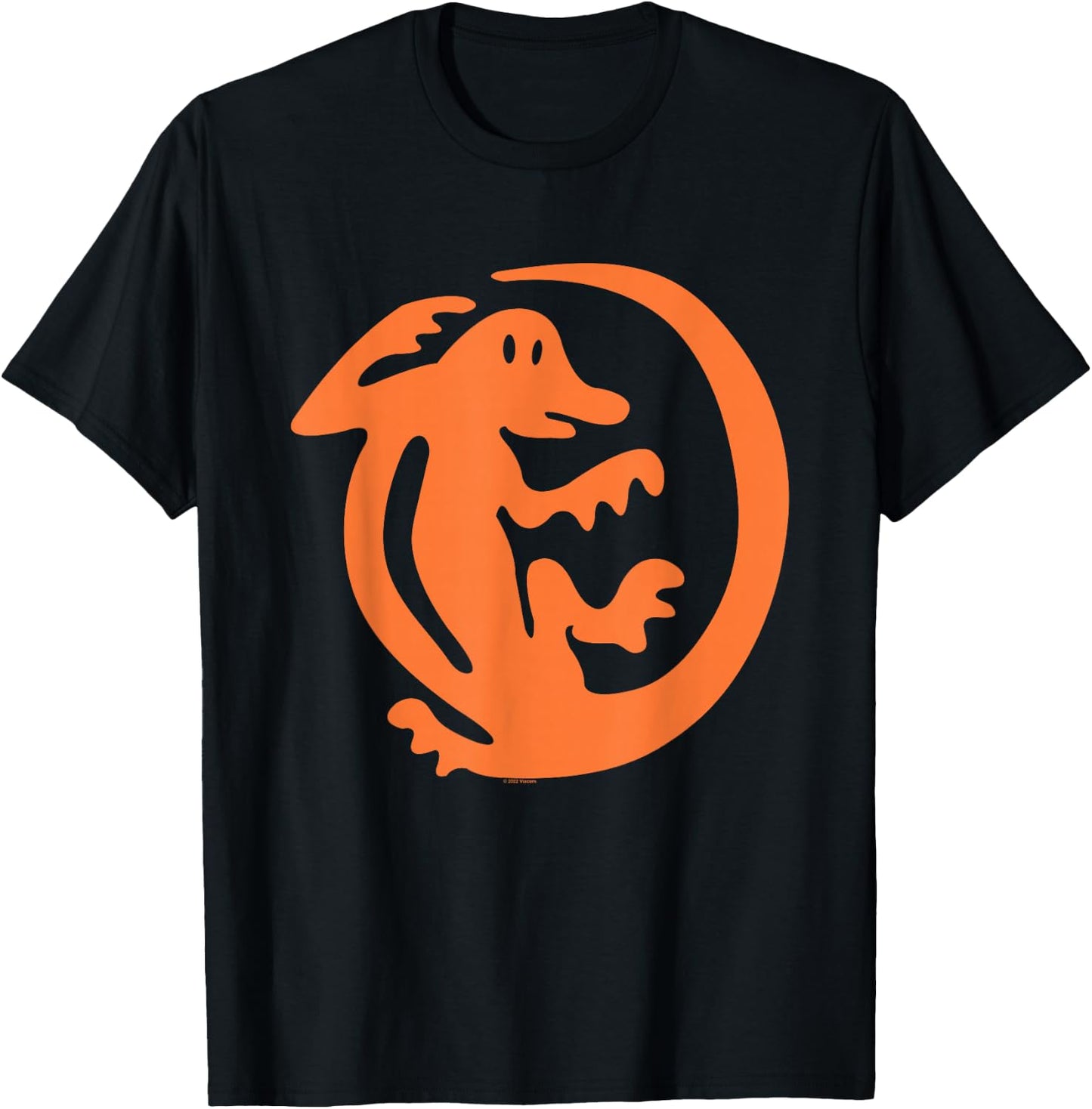 Legends of the Hidden Temple Orange Iguanas Alt Logo T-Shirt - T-Shirt | Black