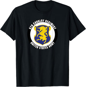 6th Cavalry Regiment United States Army Veteran Military T-Shirt - T-Shirt | Black