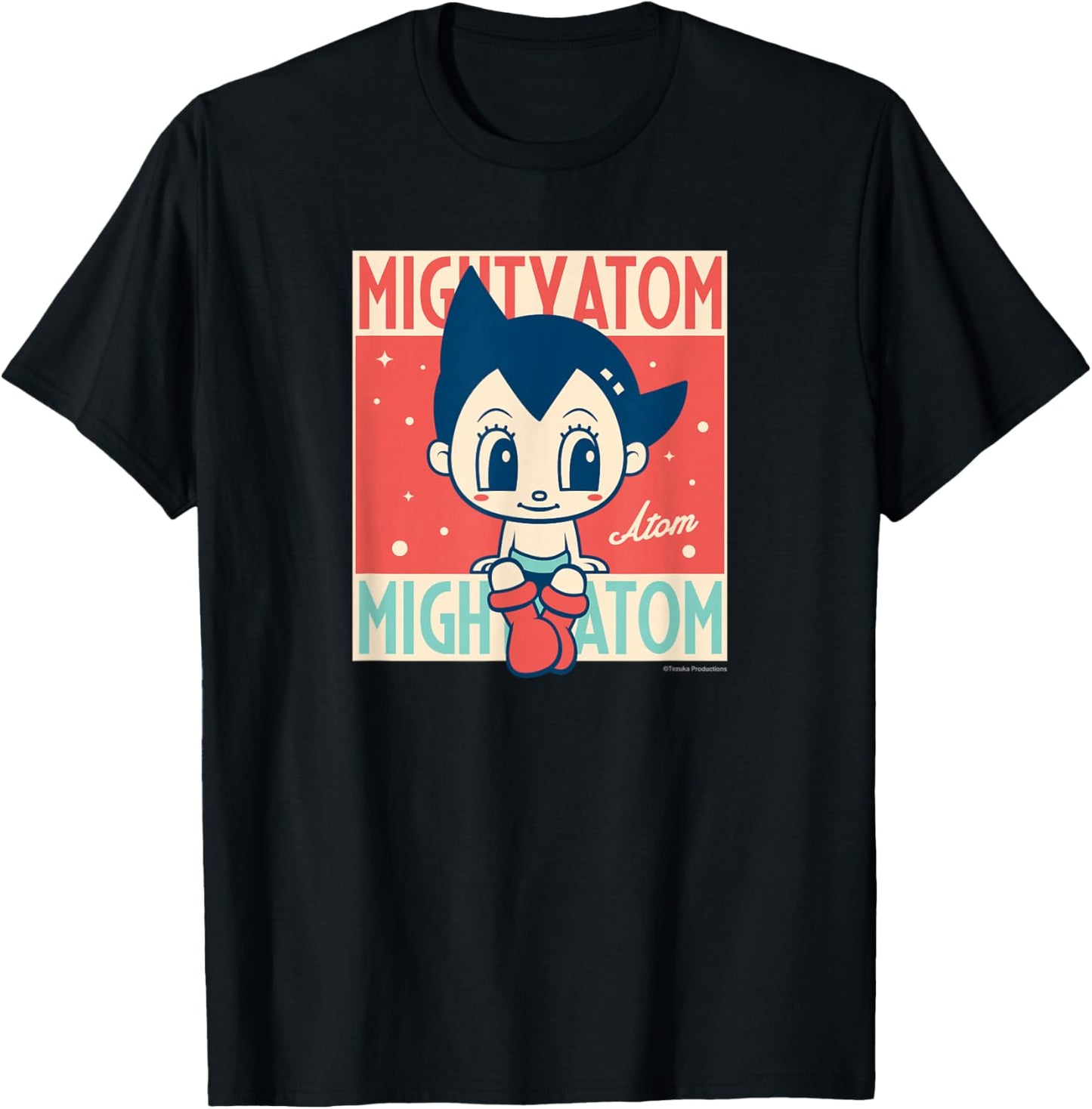 Astro Boy Retro (Atom) (C) Tezuka Productions T-Shirt - T-Shirt | Black