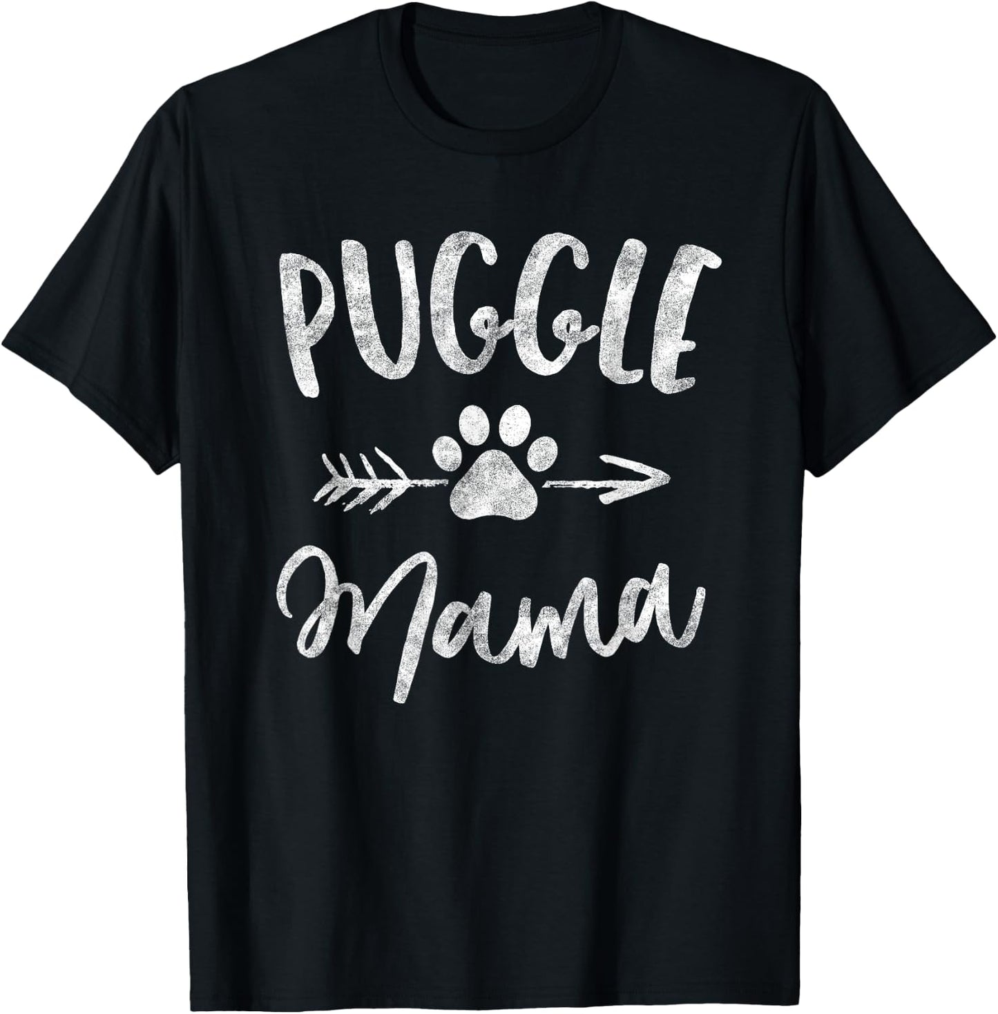 Puggle Mama Shirt Pug Beagle Lover Owner Gifts Dog Mom Men Women Kids T-Shirt - T-Shirt | Black