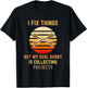 I Fix Things But My Real Hobby is Collecting Projects Retro T-Shirt - T-Shirt | Black