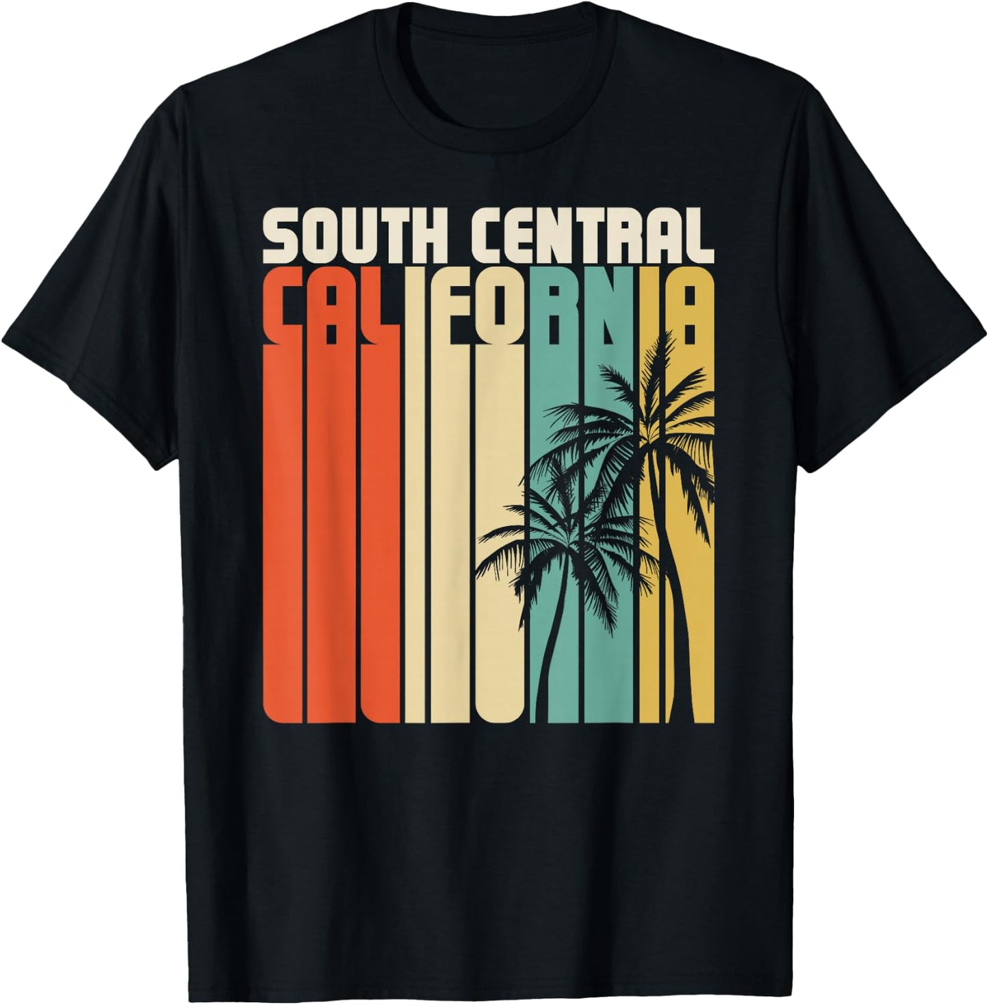 South Central Los Angeles Street LA Slauson Crenshaw 323 LA T-Shirt - T-Shirt | Black