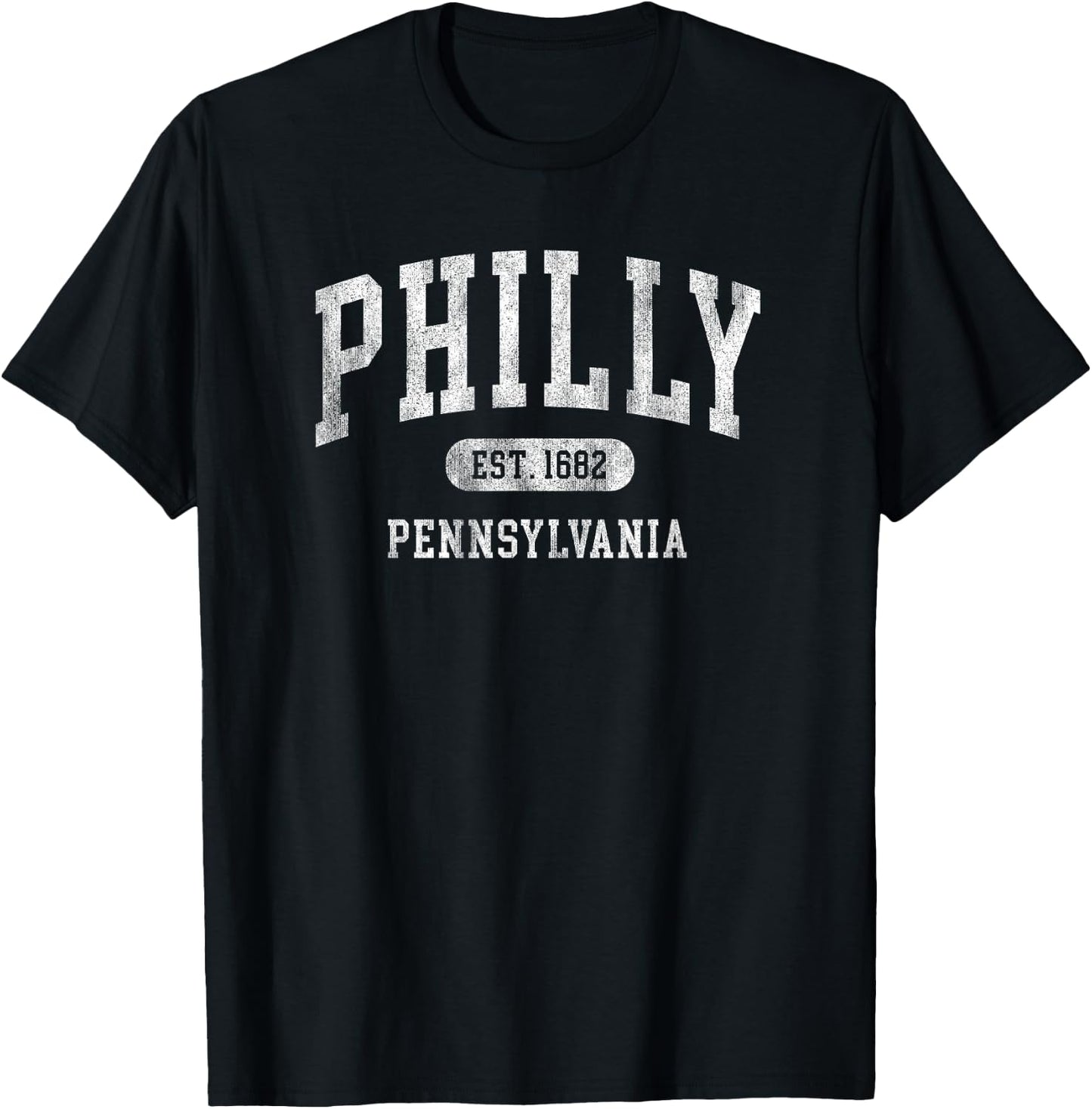 Philadelphia Pennsylvania retro throwback Philly Souvenir T-Shirt - T-Shirt | Black