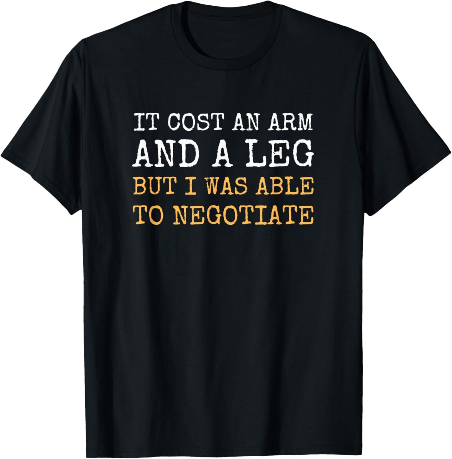 Leg Arm Amputee Funny Prosthetic Amputation Men Gifts T-Shirt - T-Shirt | Black