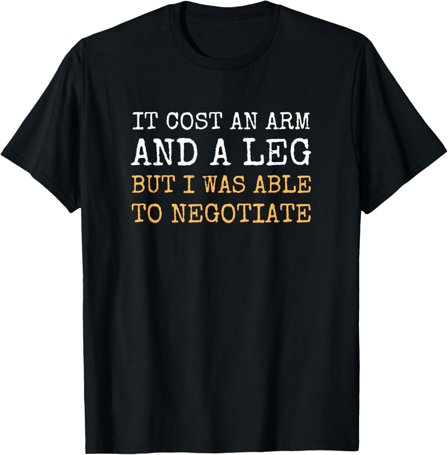 Leg Arm Amputee Funny Prosthetic Amputation Men Gifts T-Shirt - T-Shirt | Black