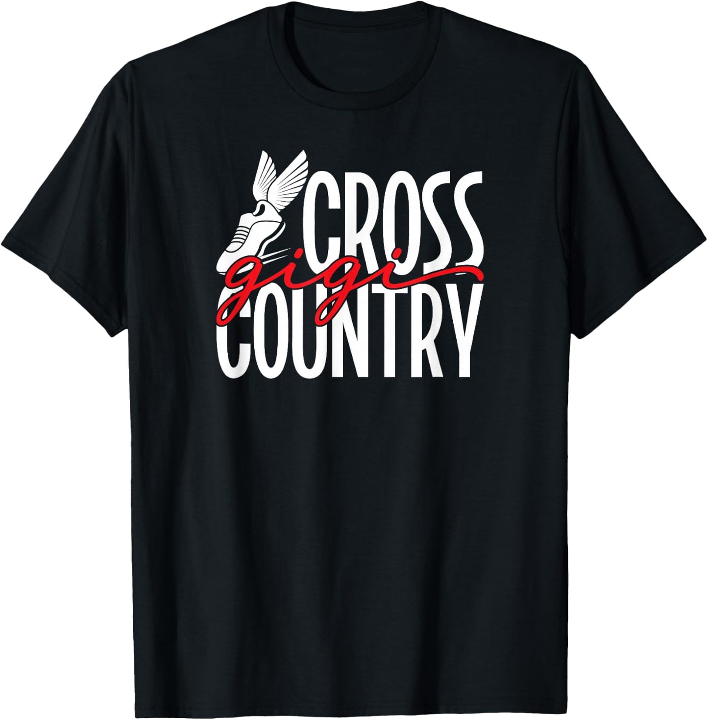 Cross Country Gigi Of A Cross Country Runner Gigi XC Gigi T-Shirt - T-Shirt | Black
