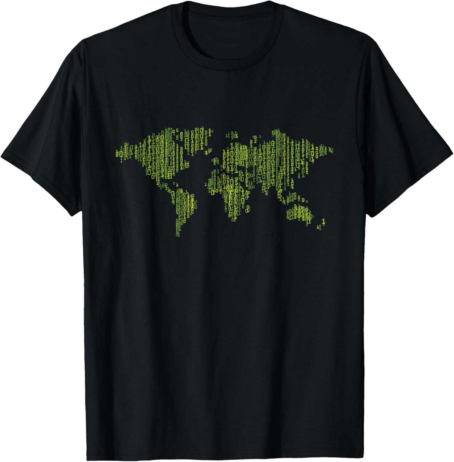 Binary World Computer Coding Programmer T-Shirt - T-Shirt | Black