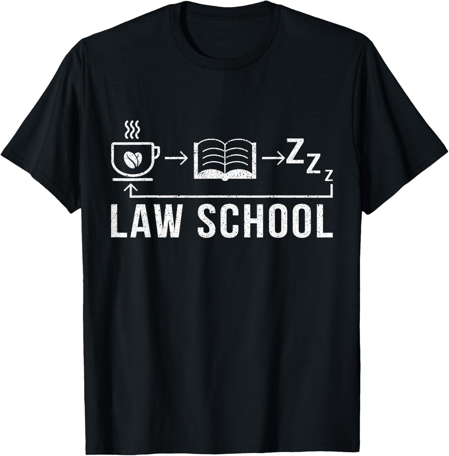 A Law School Student Lawyer Gift T-Shirt - T-Shirt | Black