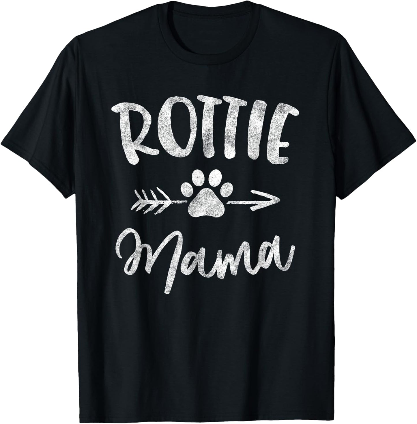 Rottie Mama Gifts Rottweiler Lover Owner Gifts Dog Mom Women Girls Kids T-Shirt - T-Shirt | Black