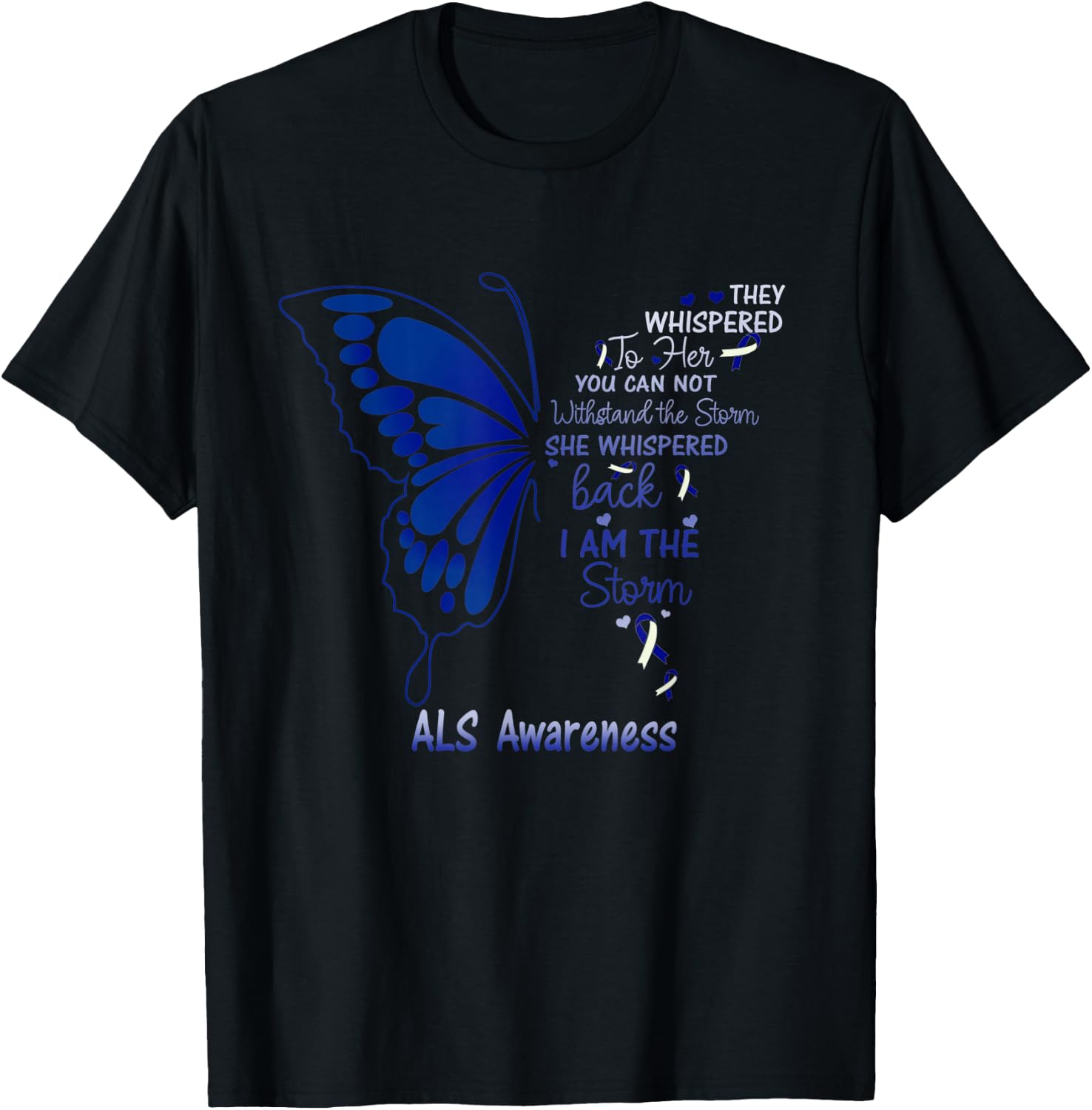 ALS I am the Storm T-Shirt - T-Shirt | Black