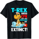 Funny Cpr Instructor First Aid For T-Rex Dino Lovers Kids T-Shirt - T-Shirt | Black