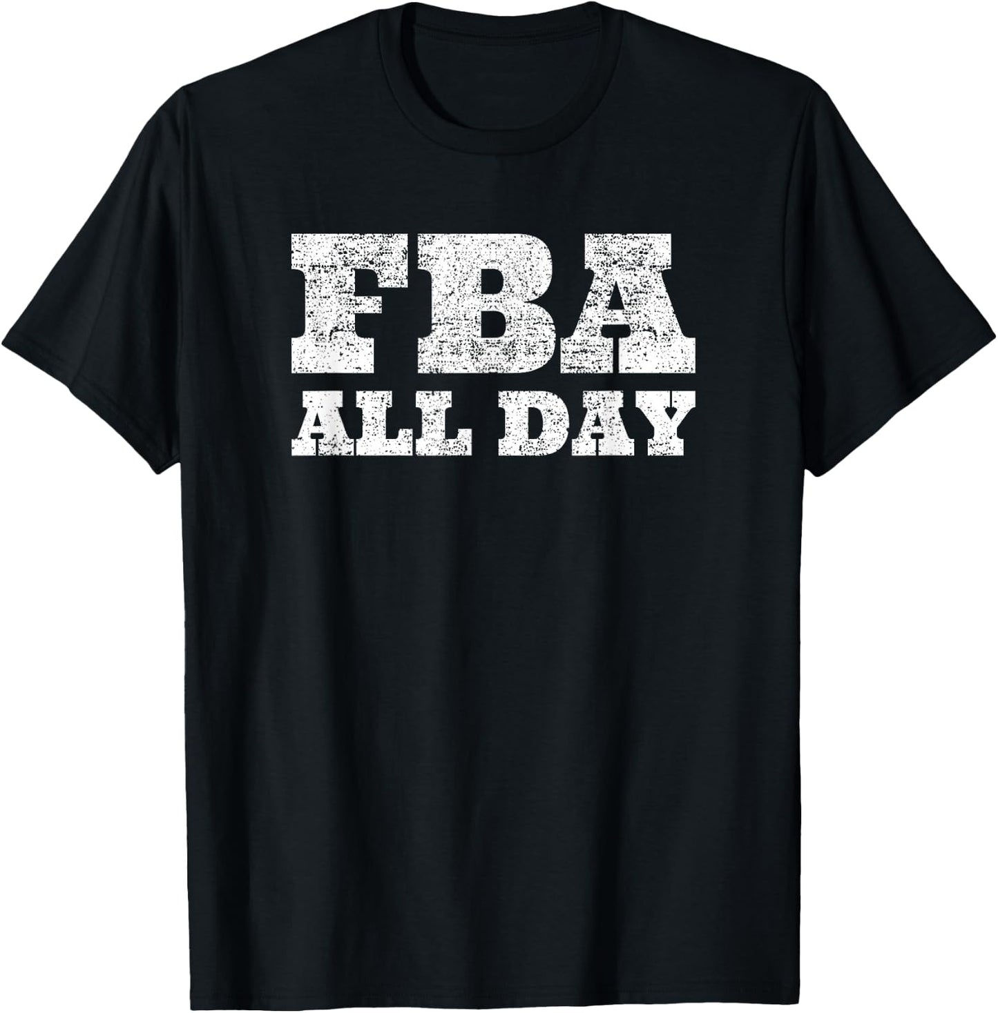 FBA All Day Black Foundational History American Top T-Shirt - T-Shirt | Black