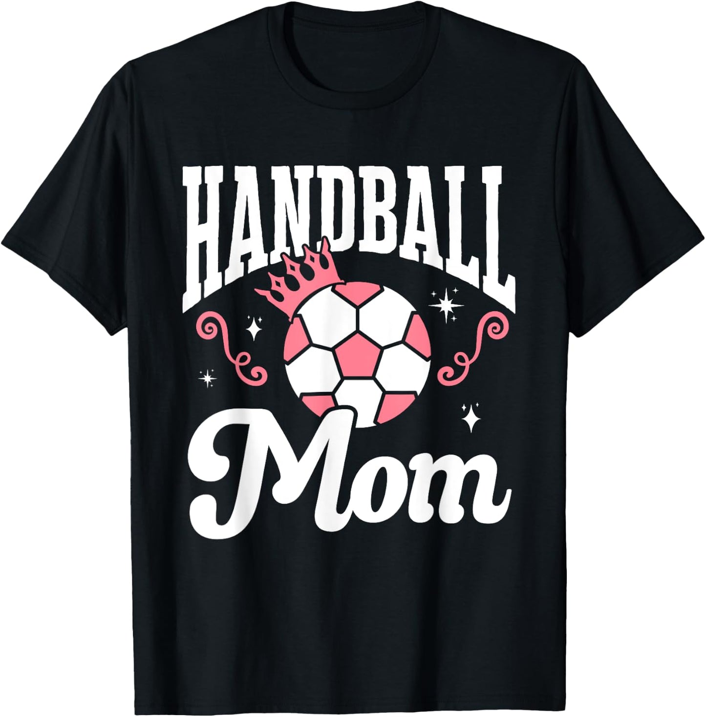 Funny Handball Lover Graphic Moms Handball T-Shirt - T-Shirt | Black