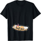 Twin Pregnancy Peeking Boy And Girl Mom To Be Gifts T-Shirt - T-Shirt | Black