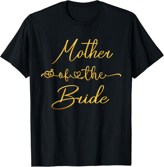 Mother Of The Bride Bridal Wedding Shower Ideas T-Shirt - T-Shirt | Black