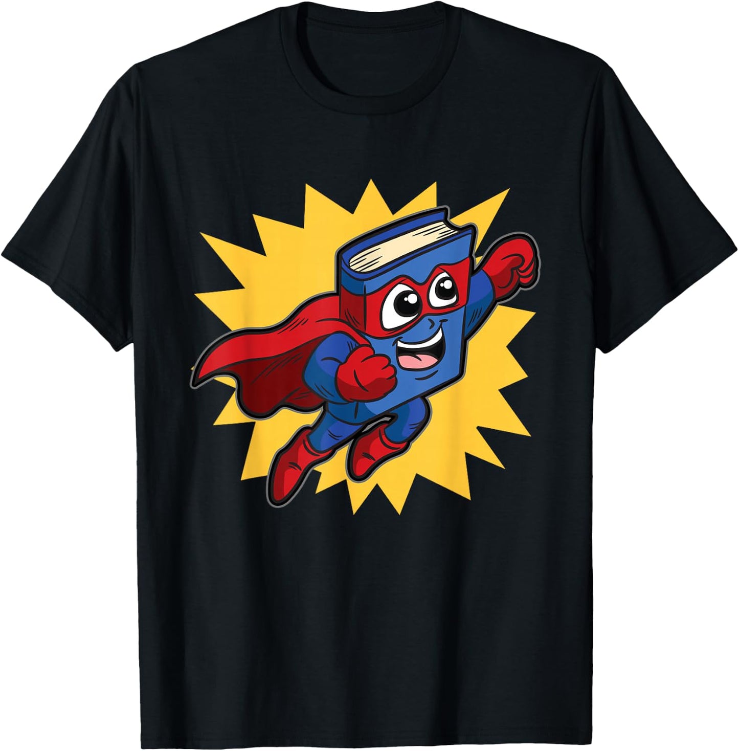 Super Hero Book For Kindergarten Kids Who Read And Write T-Shirt - T-Shirt | Black