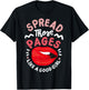 Spread Those Pages Like A Good Girl T-Shirt - T-Shirt | Black