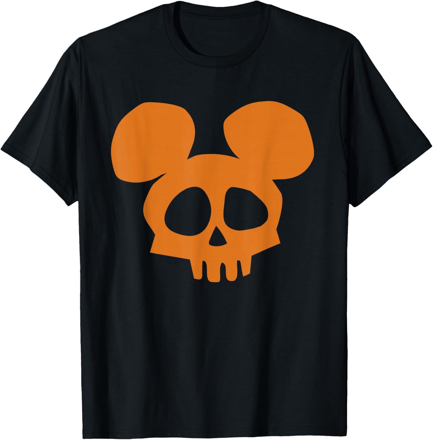 Disney Mickey Mouse Skull Halloween T-Shirt - T-Shirt | Black