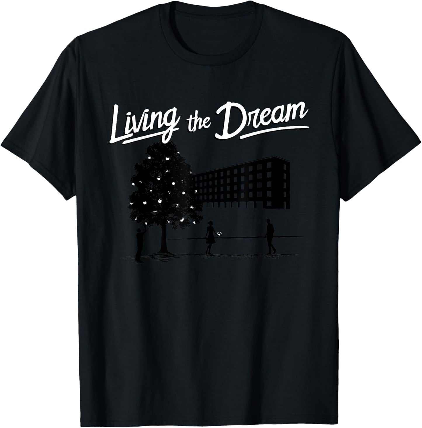 Book of Mormon Tree of Life Lehi Dream Funny LDS Word Game T-Shirt - T-Shirt | Black